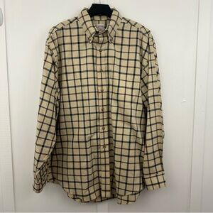 Brooks Brothers Classic Plaid button down shirt size L